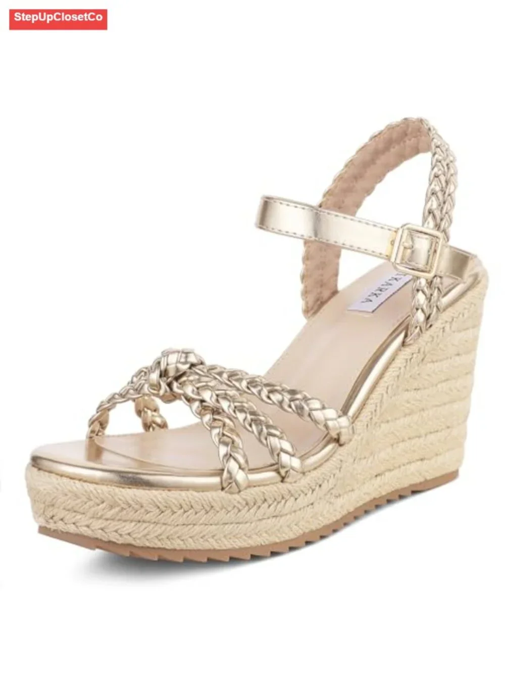 Womens Wedge Sandals Espadrille Platform Heels with Arch Support Ankle Strap